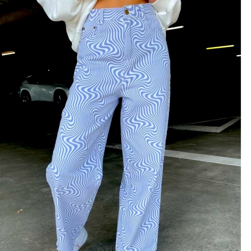 Shekou, Swirl Wind Jean - Blue